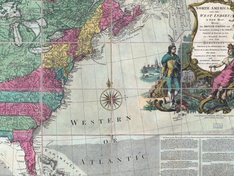 The Oldest Map of America for a Cartographic Treasure Hunt